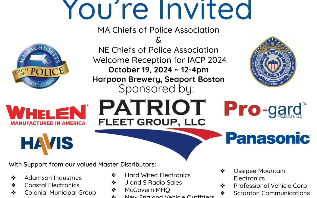 Welcome Reception-NEACOP – MA Chiefs of Police at IACP