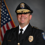 Police chief in full dress uniform